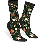 AOYEGO Farm Animals Funny Socks Cute Animals Horse Cow Novelty Casual Crew Socks Contrast Color Design for Women Men Gift