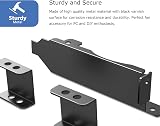 Akasa Dual Fan PCI Slot Bracket 80/92mm Case Fan Mount Rack Black Iron view 6