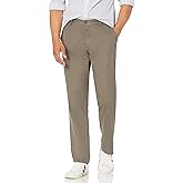 Amazon Essentials Men's Straight-Fit Wrinkle-Resistant Flat-Front Chino
