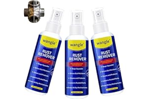Wangle Rust Remover, 2026 Upgrade ust emover for Metal, Anti-Rust Lubricant Spray & Rust Remover, Fast-Action Eliminator & Me