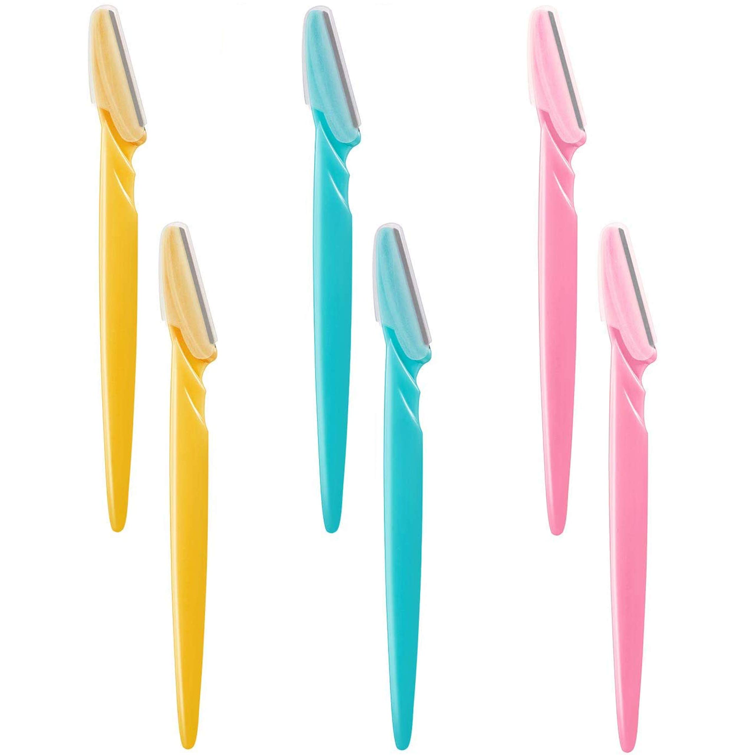 Inge 6 PCS Facial Razor | Eyebrow Razors | Face Razors | Dermaplane Blades for Face | Men and Women | Removes Peach Fuzz