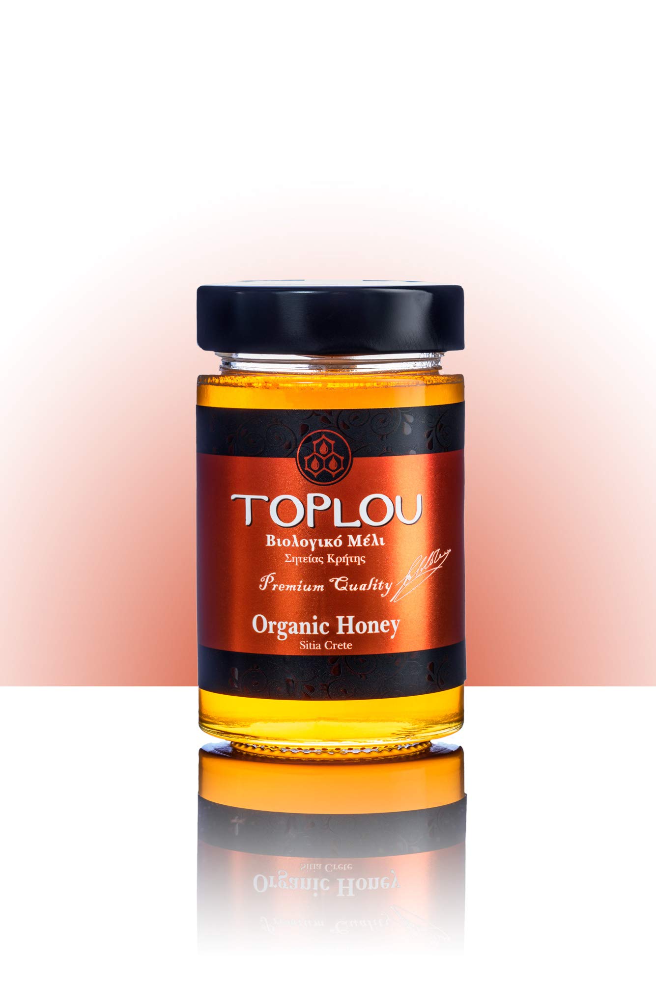 Greek Cretan Organic Thyme Honey Toplou 400g