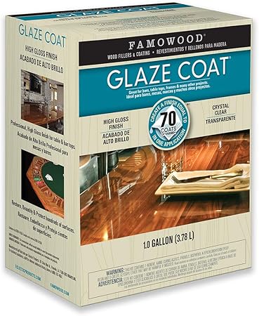 Amazon Com Famowood 5050110 Glaze Coat Kit Gallon Clear Home