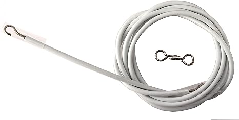 Amazon 紐レール カーテンロット カーテンワイヤー 白色 180 並行輸入品 カーテンレール ポール オンライン通販