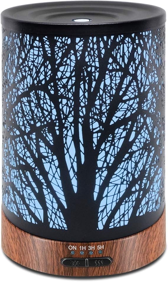 250ml Ultrasonique Diffuseurs D Huiles Essentielles Electrique Ferreuse Silencieux Humidificateur Minuterie Et Arret Automatique Sans Eau Pour La Maison Spa Yoga Massage Arbre Amazon Fr Hygiasne Et Soins Du Corps
