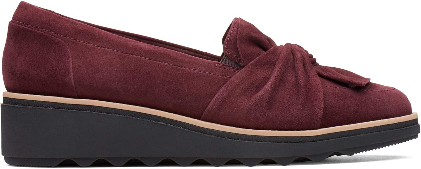 clarks suede shoes womens
