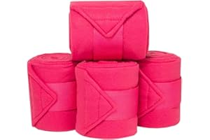 Country Pride Polo Wraps, Set of Four (4) (Hot Pink)