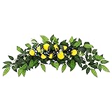 Lrnn Artificial Flower Swag with Lemon Berry, 30
