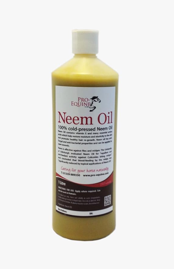 Neem Oil for horses 1Litre Pure cold pressed, top quality neem oil
