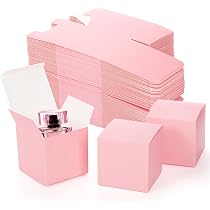 Amazon.com: Jucoan 100 Pack Small Gift Boxes, 4 x 4 x 4 Inch Pink ...