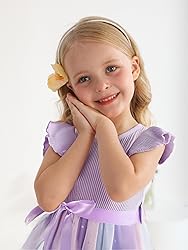 Sinhoon Toddler Girl Tulle Dress Summer Ruffle