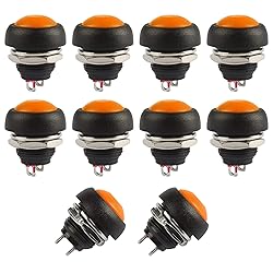 Ampper Momentary Push Button Switches, 2 Pin On/Off