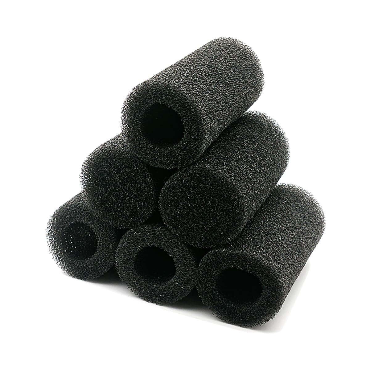 IAFVKAI 6 PCS Pre-Filter Sponge Aquarium Foam Sponge Roll Intake Filter Cover for Fish Tank Large