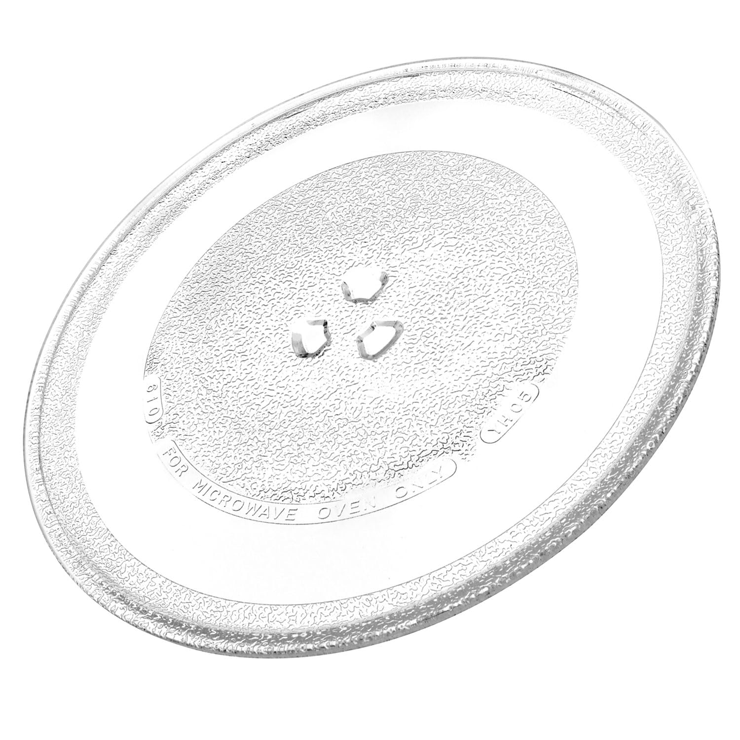 Universal 255mm Microwave Glass Turntable Plate with 3 Fixers | Paxanpax PSA003