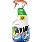 Shout Advanced Gel Laundry Stain Remover Spray, 22oz, (1-Pack) | Super Concentrated Gel Breaks Down Stubborn, Dried-In, Set-In &amp; Tough Stains on Fabric, for Wine, Blood, Dirt, Makeup &amp; More