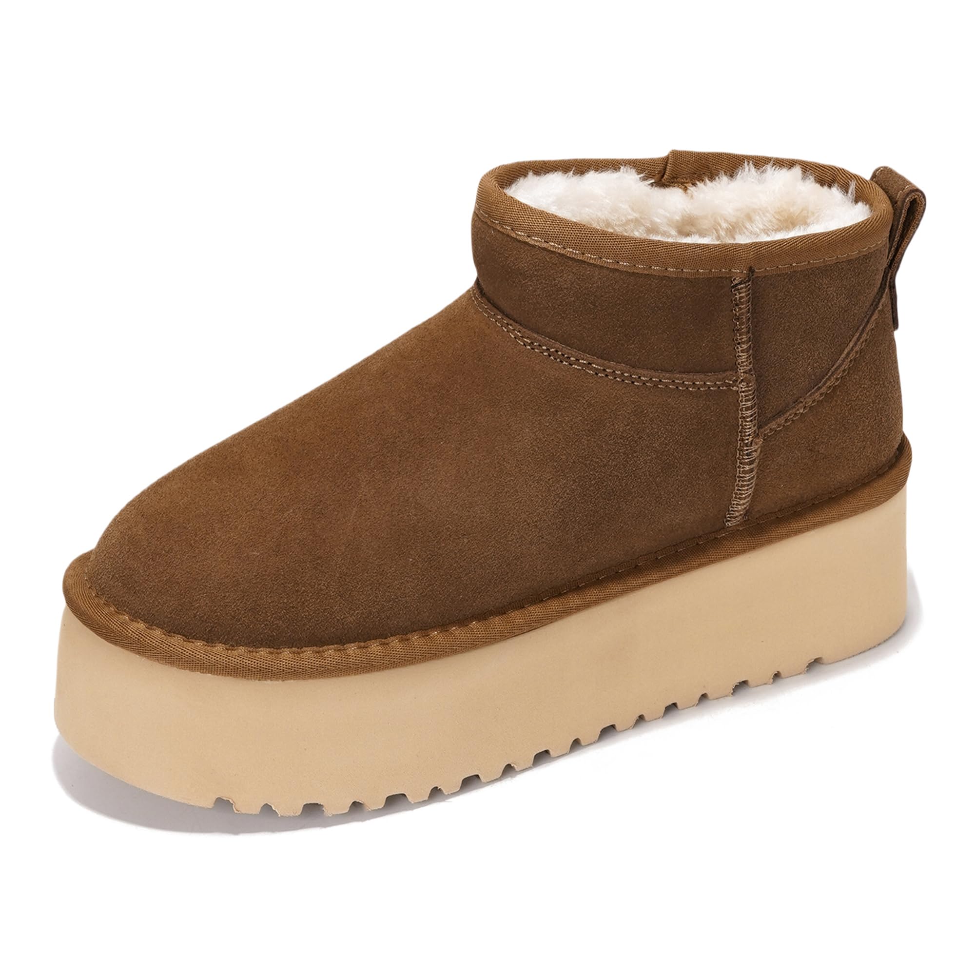 Project Cloud 100% Genuine Leather Ankle Boots for
