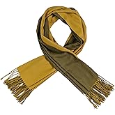 STELLA AMATA Dual Color Scarf with Cashmere Feel