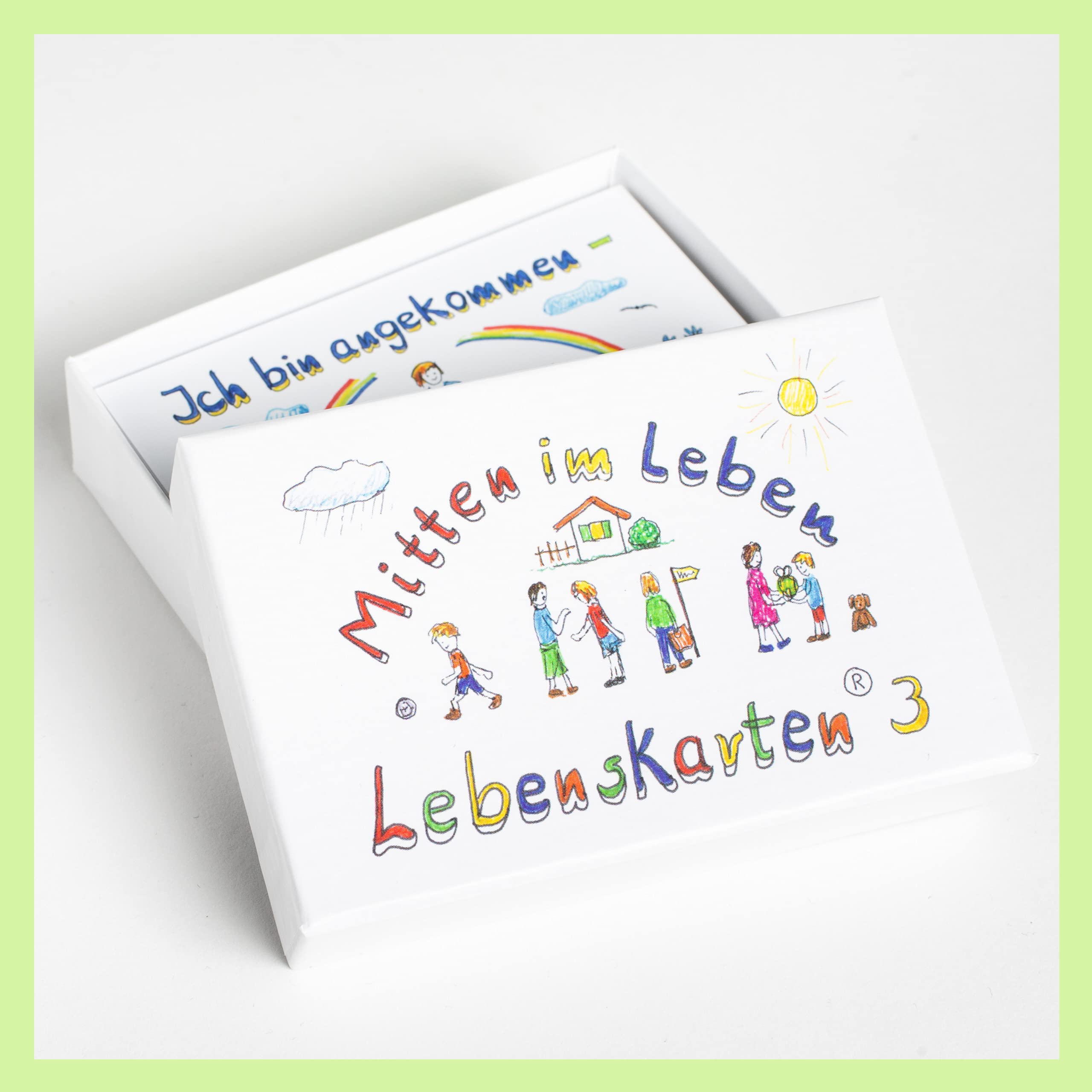 Lebenskarten 3 - "Middle in Life" - 72 cards for more relaxation through mindfulness: learn to love yourself by breaking old thinking patterns