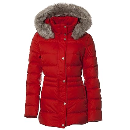 Tommy Hilfiger New Tyra Daunenjacke Damen rot - S