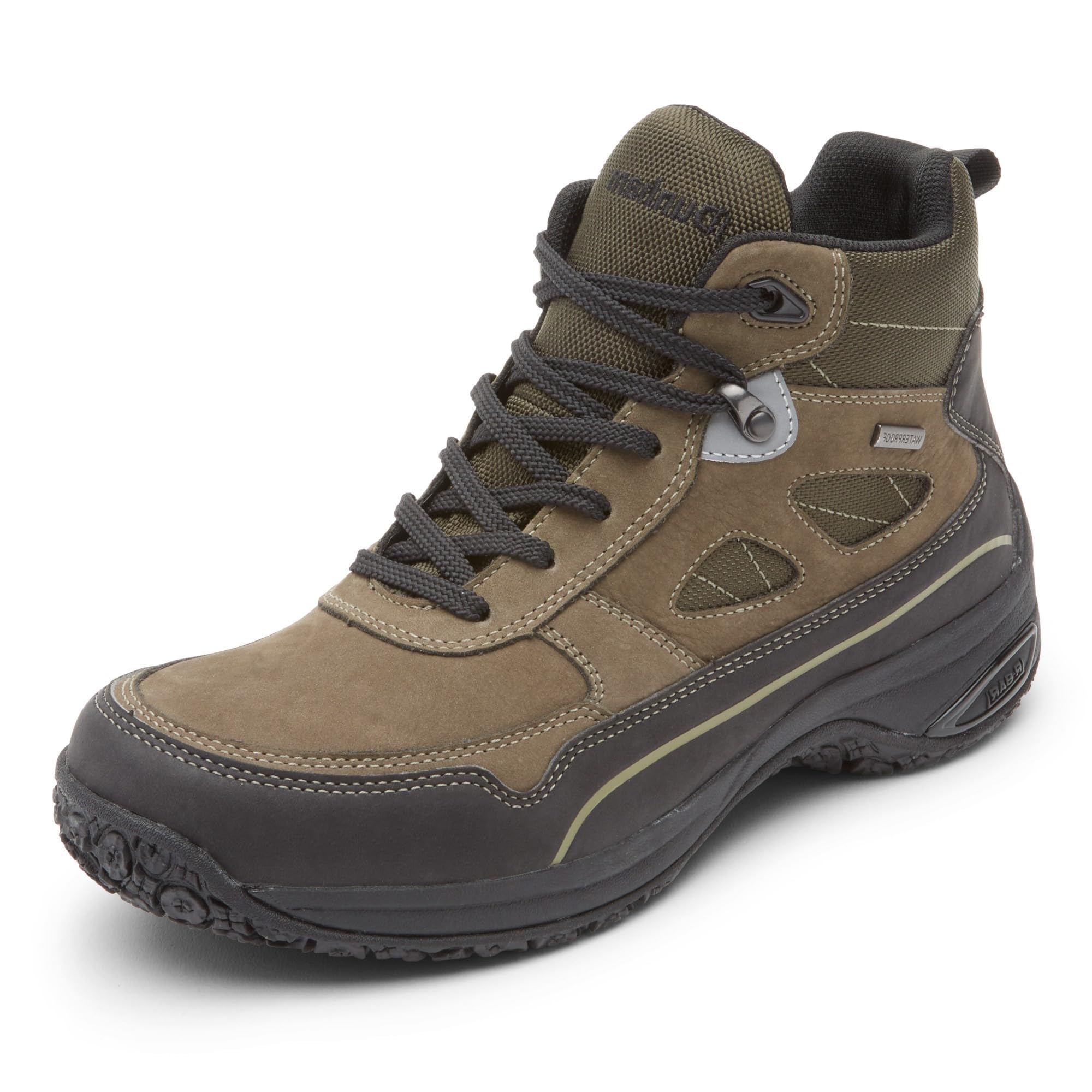 Dunham Men’s Lace Up Boots, Breen Nubuck, 8