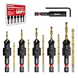 EZARC Countersink Drill Bit Set, 12 PCS Counter