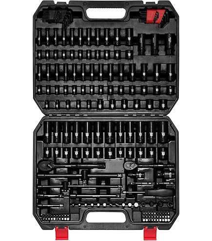 JU JIAN TEC 86-Piece Mechanics Tool Set, 1/4