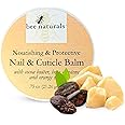 Nail & Cuticle Balm - Cocoa Butter & Beta Carotene Blend for Strong, Smooth Nails - luscious natural tangerine fragance Shea Butter & Beeswax Cruelty-Free Nail Care