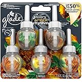 Glade Plugins Scented Oil with 50% Longer Lasting Fragrance; Sultry Amber Rhythm (5-Count)