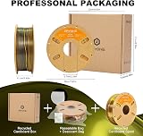 ERYONE Silk Tri-Color PLA Filament 1kg Coextrusion 3-Color Silk Gold Purple view 6