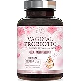 Vaginal Probiotics for Women - Gently Support Feminine Health, pH Balance, Healthy Odor & Vaginal Flora - 50 Billion CFU - Improved Formula with Lactobacillus, Prebiotics & Cranberry - 120 Capsules
