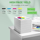 SINOPRINT 405XL Ink Cartridges 5-Pack for Epson WorkForce Pro WF-3820 3830 4820 view 2