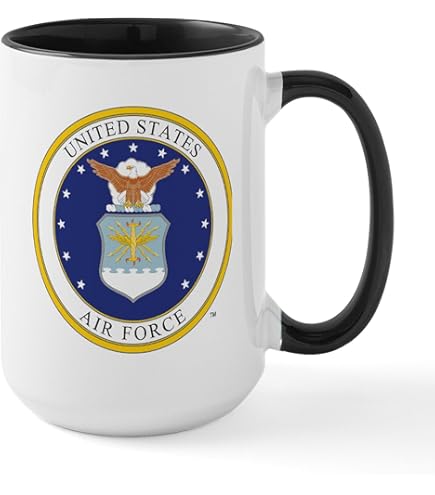 Amazon.com | CafePress U.S. Air Force Retired Mugs 11 oz (325 ml) Ceramic  Coffee Mug: Coffee Cups & Mugs