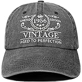 70th Birthday Gifts for Men Women, 70 Year Old Gifts Ideas, Washed Cotton Embroidered Baseball Caps Adjustable
