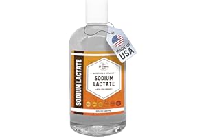 33RD PARALLEL SOAP CO. Sodium Lactate (8 oz) for Soap Making & Lotions, Premium Sodium Lactate Liquid, 60% Concentration, Cosmetic Grade, Moisturize Anti-Aging, Makes Soap Harder | 8 FL OZ