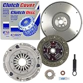 Exedy Clutch Kit &amp;CMPRO Flywheel for Forester Impreza Legacy 2.0L 2.5L 3.0L | Exedy KSB04 clutch kit with Flywheel fits Outback Baja XV Crosstrek Saab 9-2X EJ253 FB20 FB25