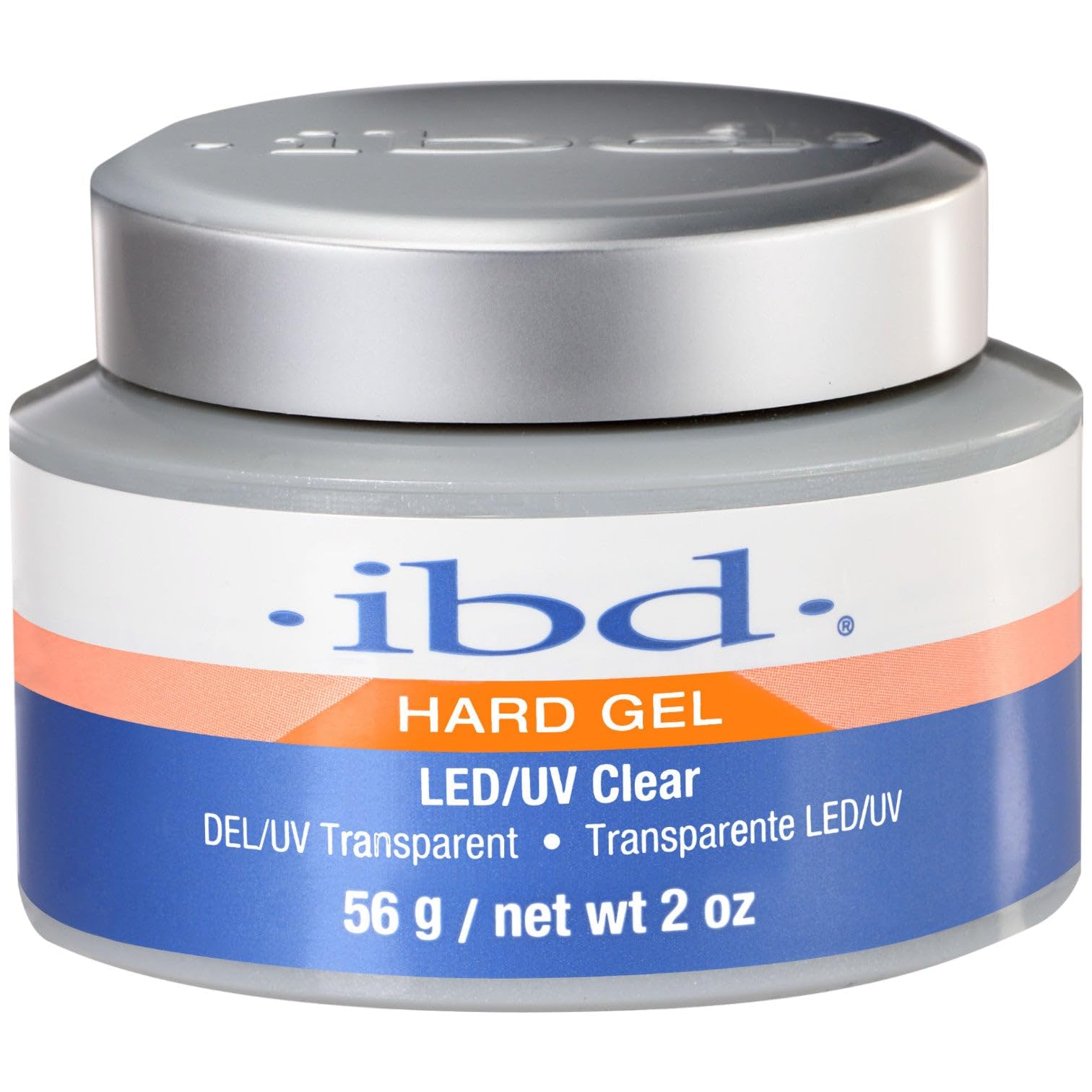 IBD Hard Gel - LED/UV Clear, 56 g - MADE IN USA - Premium build-up gel for gel nails