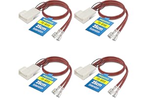 72-8110 Speaker Harness – Professional Car Door Speaker Wiring Adapter Plug with Thicker Longer Cable for Toyota RAV4, Camry,