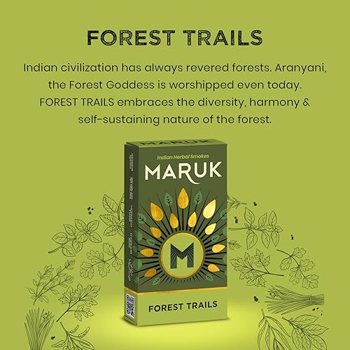 Maruk Forest Trails - No Nicotine & No Tobacco | 14+ Powerful Ayurvedic  Herbs | Premium Herbal Smokes | Non-Addictive | Patented | Quit Smoking  Cigarette Alternative | 1 Pack of 10 Sticks in Kenya