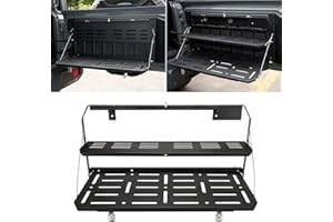 SUPAREE Double-Layer Tailgate Table Compatible with Wrangler JL 2018 2019 2020 2021 2/4 Door Rear Door Foldable Table