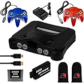 Nintendo 64 Console Premium with 2 Controllers, 256KB Memory Card, HDMI Cable (Renewed)