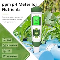 YINMIK pH EC Meter for Water Hydroponics, PPM Meter