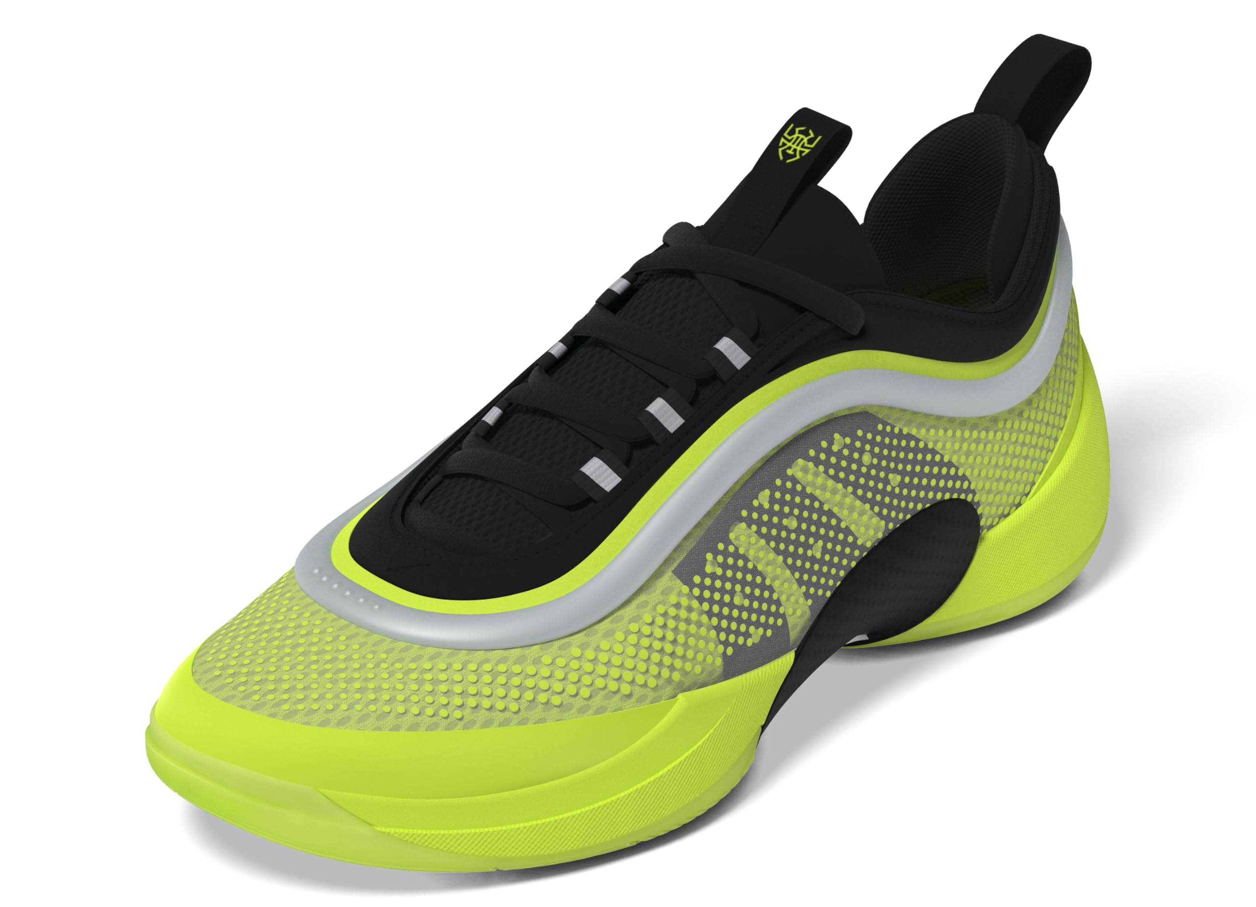 adidas Unisex-Adult D.O.N Issue 6, Lucid Lemon/Black/Silver Metallic, 19