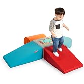 Radio Flyer Tumble Town Interactive Learning Blocks with Sounds, Kids Indoor Climber &amp; Play Structure, Big Foam Climbing Blocks for Toddlers Ages 9 Months - 3 Years