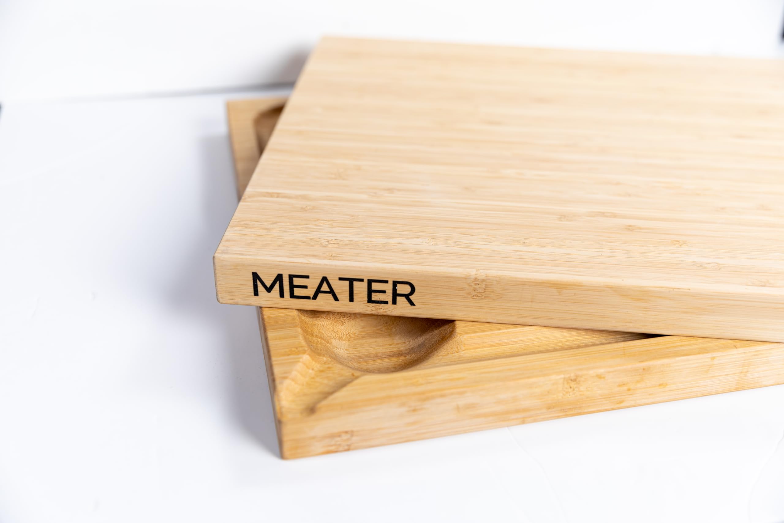 MEATER Bamboo Cutting Board | 19.6" x 14.9" | 100% Bamboo | Kitchen Chopping, Slicing, Carving, Mincing, Charcuterie Board