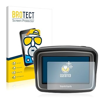 BROTECT Schutzfolie Matt für Tomtom Rider (2013) [2er Pack] - Anti-Reflex