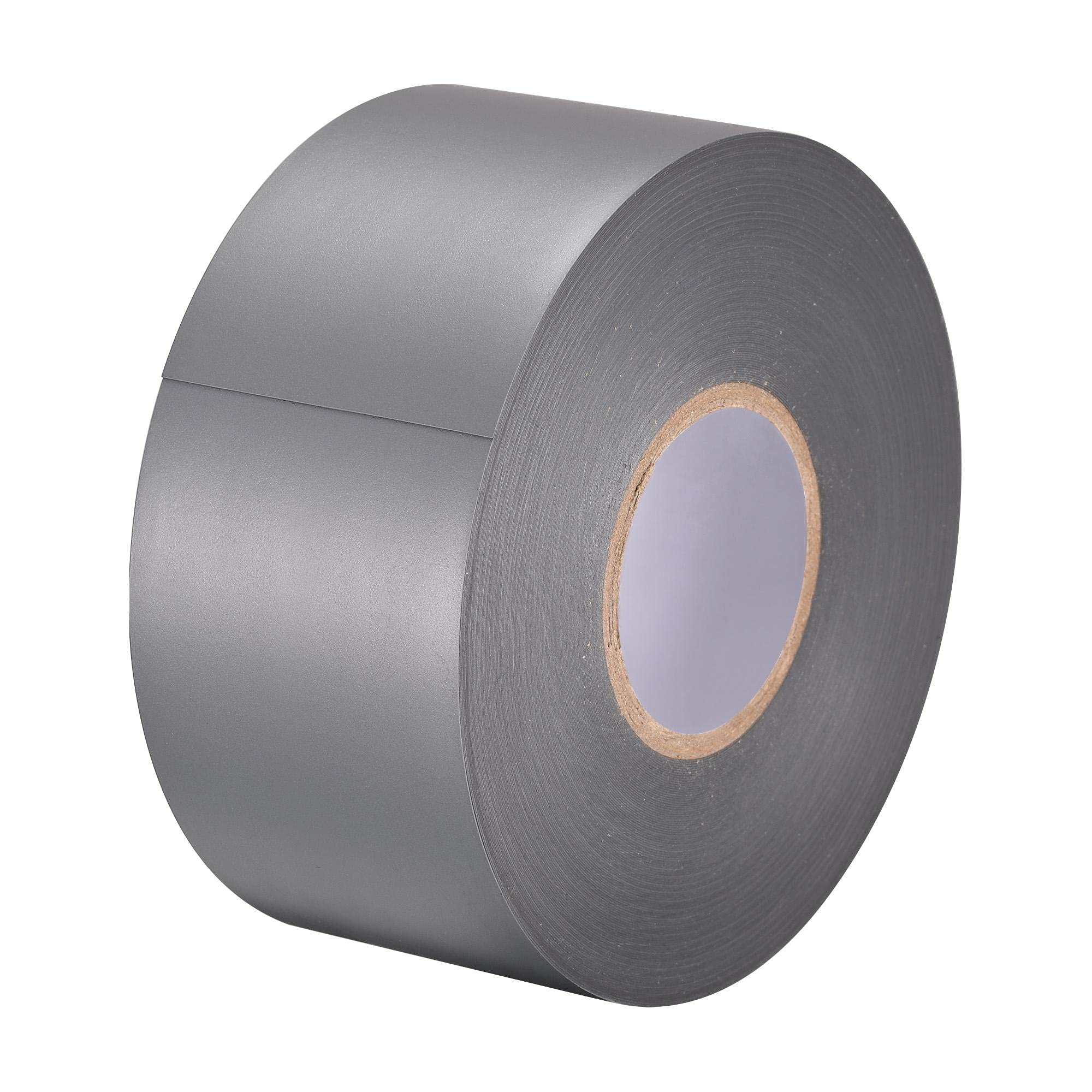 sourcing map Insulating Tape 50mm Width 26M Long 0.26mm Thick PVC Electrical Tape Grey