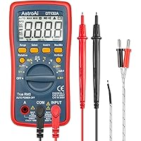 AstroAI Digital Multimeter 4000 Counts, Auto-Ranging Voltmeter – Measures Voltage, Current, Resistance, Frequency, Temperatur