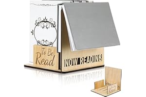 Affrolling Christmas Book Lover Gifts Tbr Book Storage Basket to Be Read List Storage Bin Bookish Accessories Bookworm Gift for Club Members Student Teacher Reading Accessories