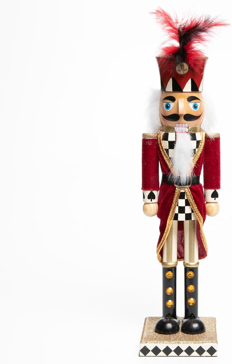 Nutcrackers - MACKENZIE-CHILDS Castle Guard Nutcracker Figurine, Nutcracker Christmas Decor for Home