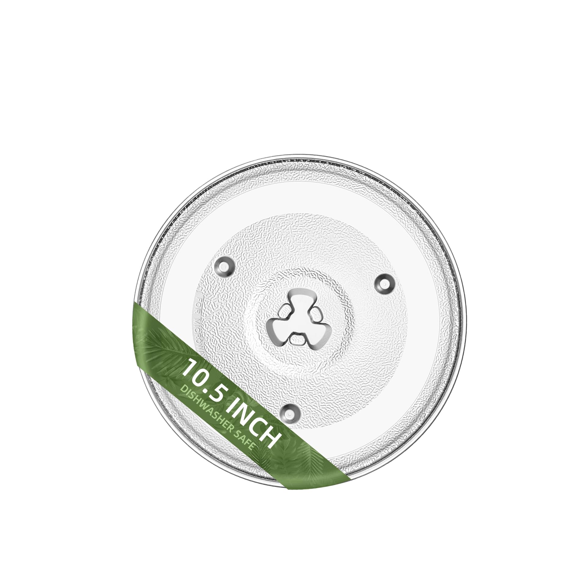 Photo 1 of Gemroom 10.5" Microwave Turntable Compatible with Emerson 252100500497, 10 1/2 inch Replacement Microwave Glass Plate for Hamilton Beach, Oster MP-P23